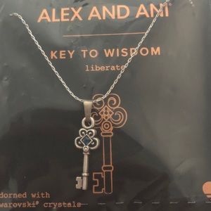 Alex and Ani Key to Wisdom Necklace